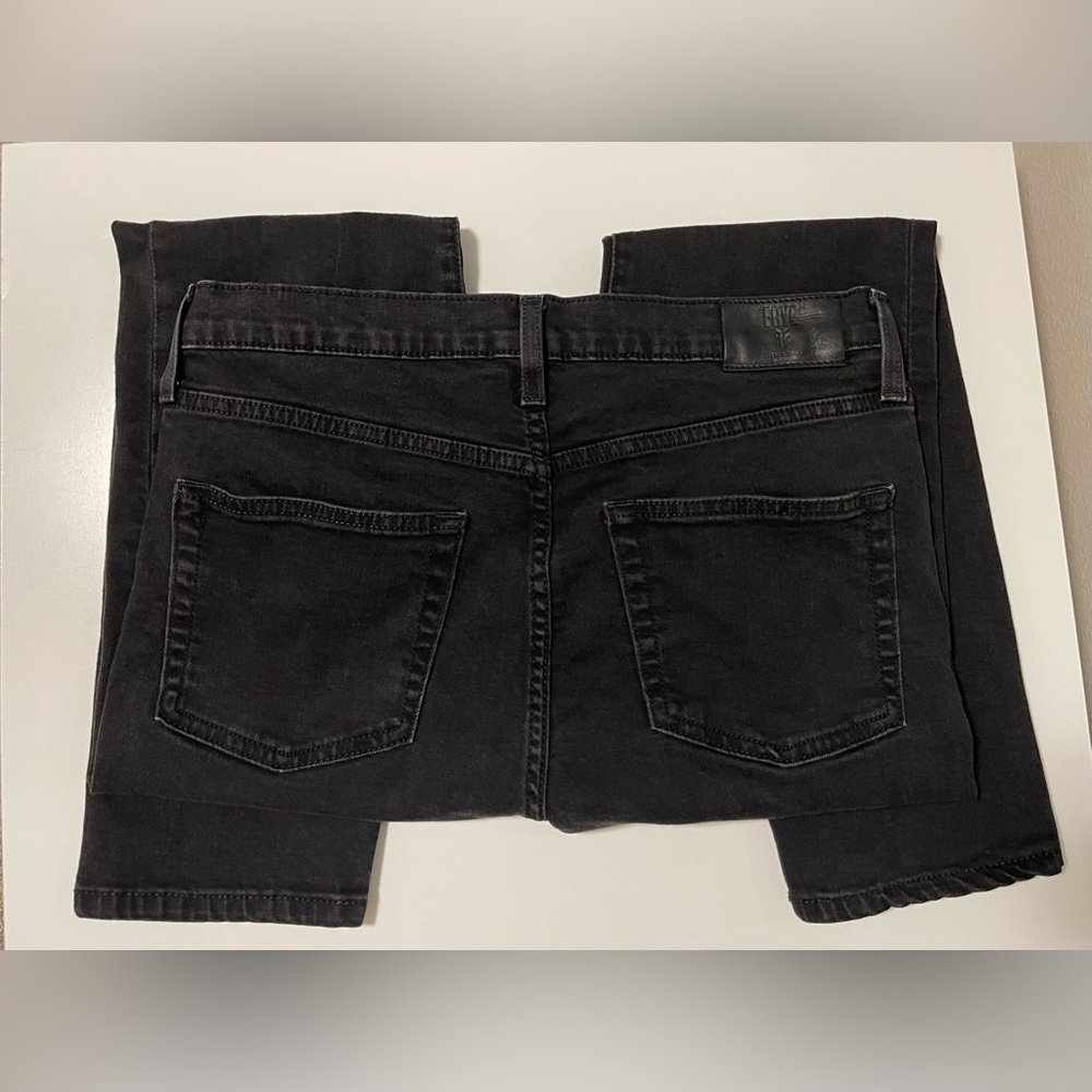 FRYE Black Skinny Jeans - Stretchy & High-Rise - Size 30 - Picture 3 of 11